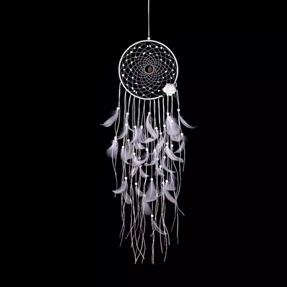 ŁAPACZ SNÓW BOHO DREAMCATCHER AMULET PIÓRA WIATR Marka Inna