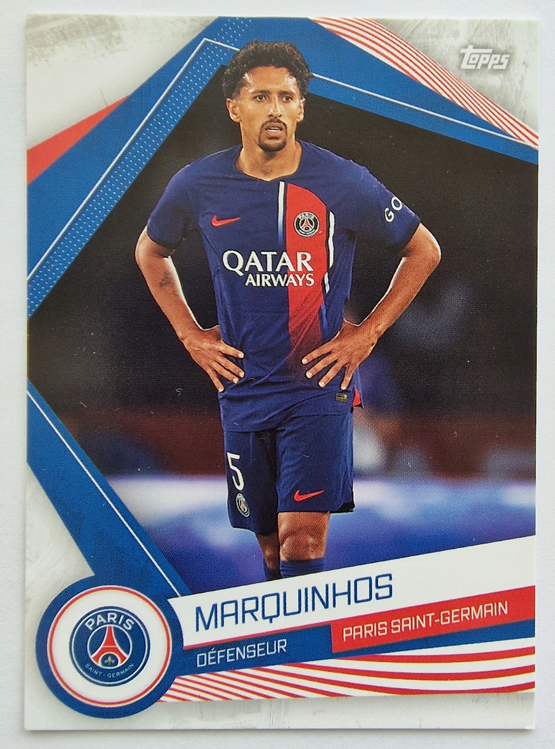 2023 Topps Fan Set Psg Marquinhos /b