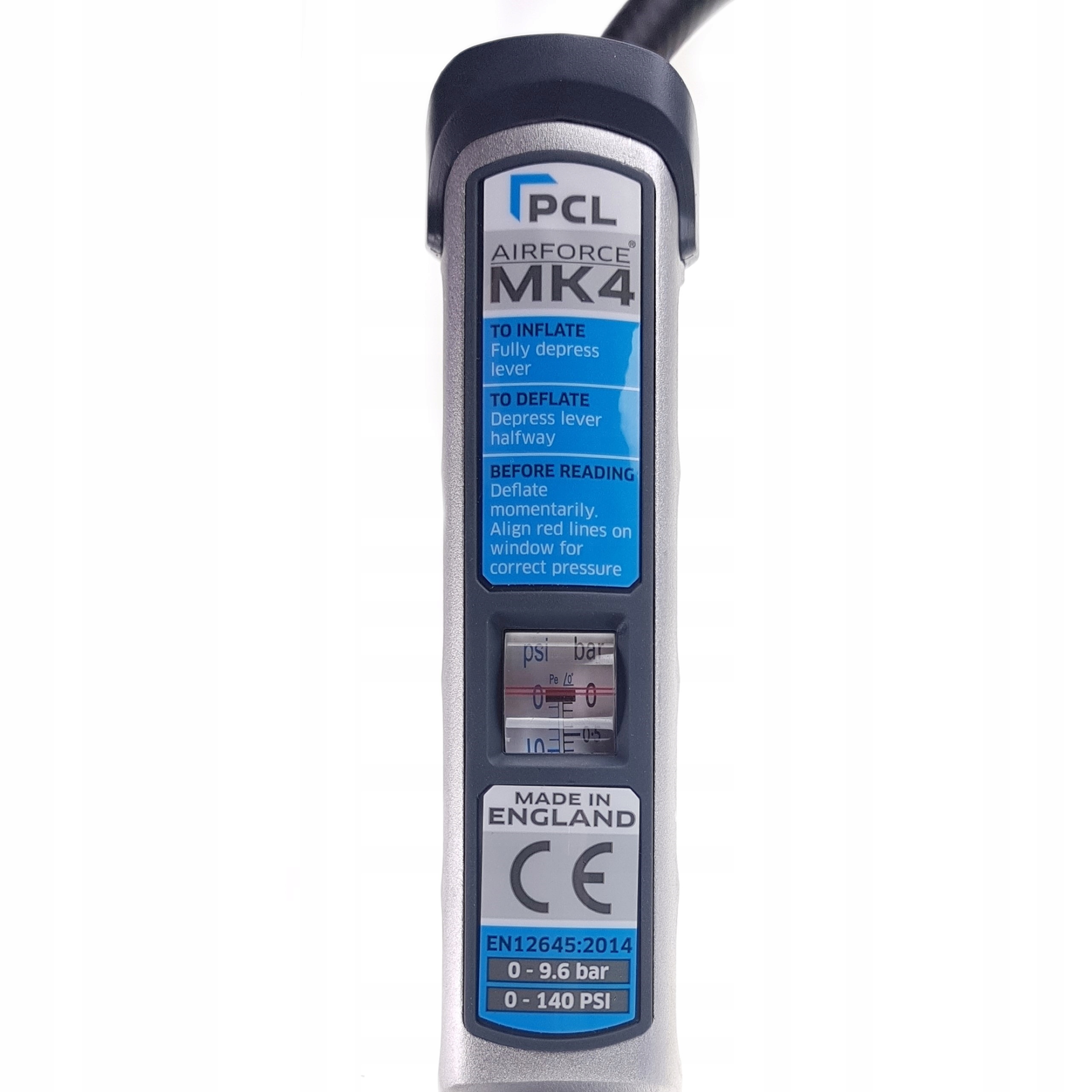 PISTOLET DO POMPOWANIA KÓŁ OPON AIRFORCE MK4 AFG4H05 9,6BAR / WĄŻ 1,8M PCL Kod producenta AFG4H05