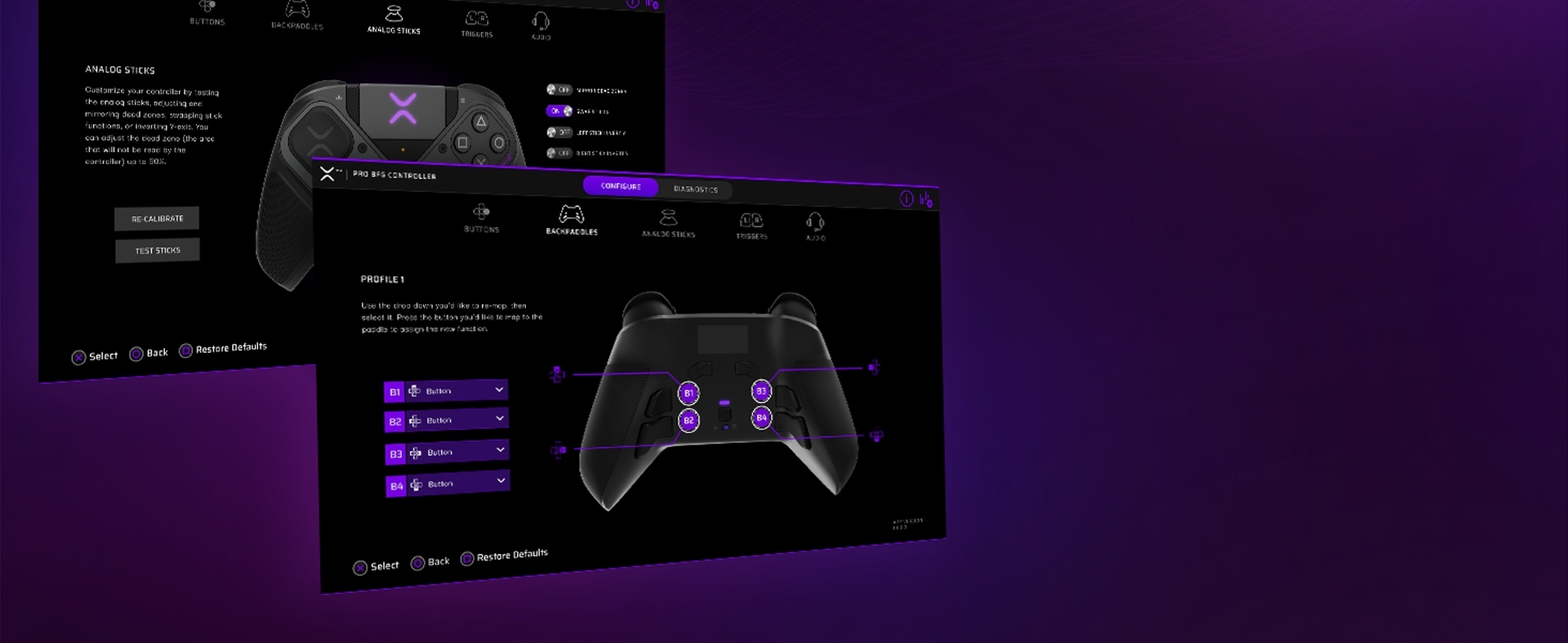 Victrix Pro BFG Pro Pad Bezprzewodowy PS5 PS4 PC Zasilanie akumulatorowe