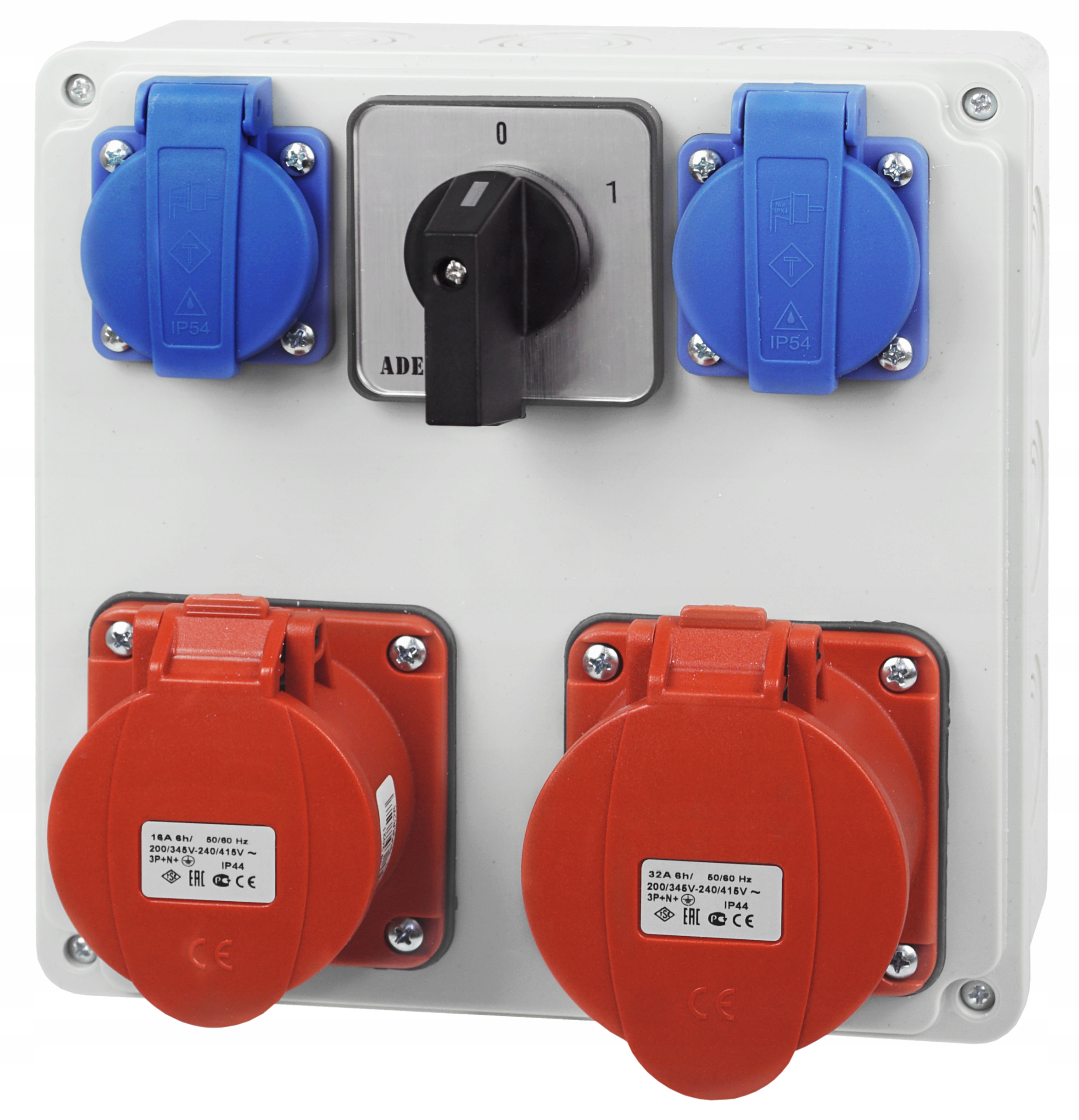 Rozdzielnica Budowlana 32 16 4P Z Wyłącznikiem 0-1