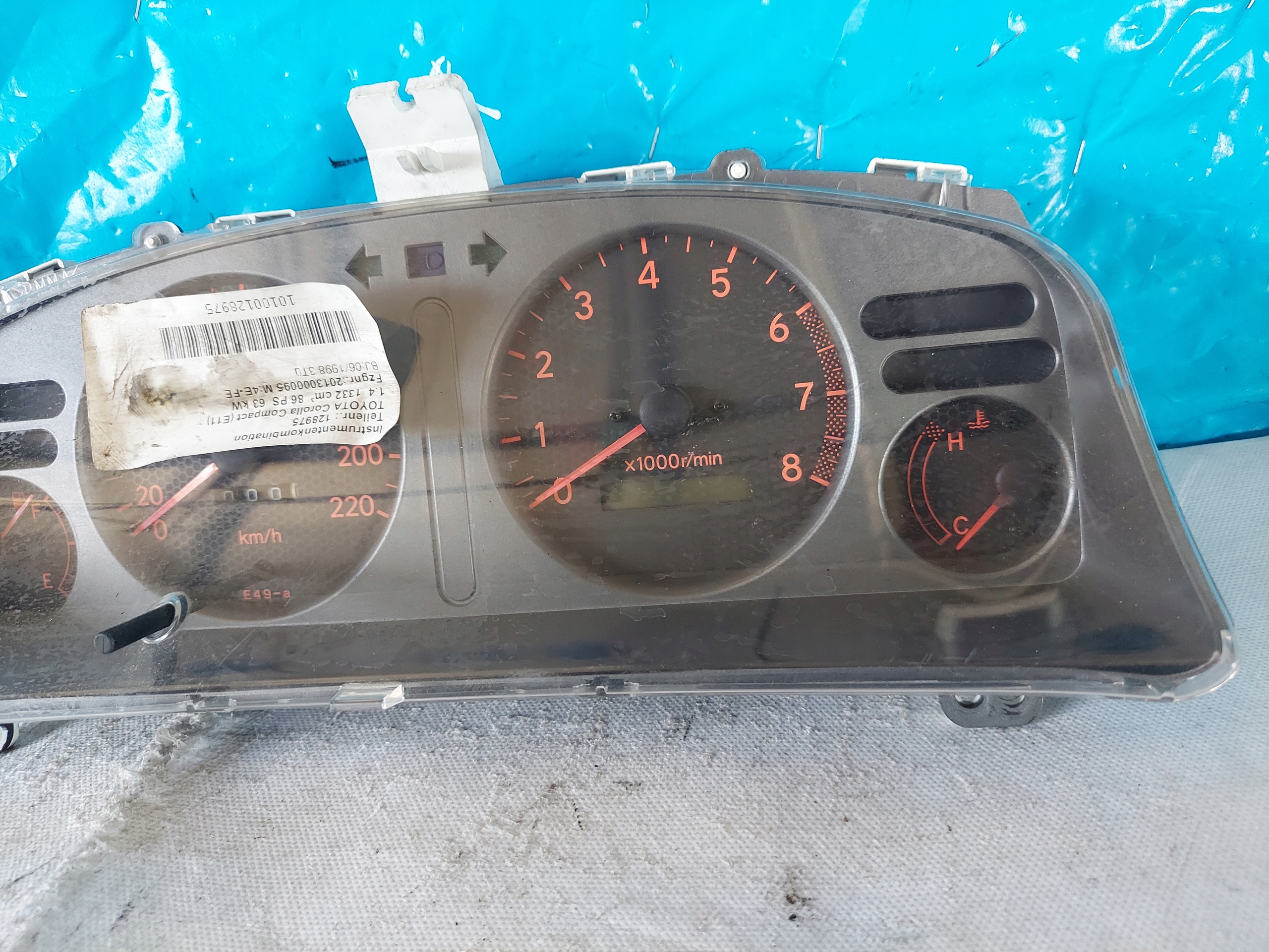dials clock COROLLA E11 1.4 B 83800-1A020