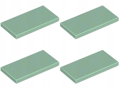 

Lego 87079 Tile Płytka 2x4 sand green (4g) 4 szt.