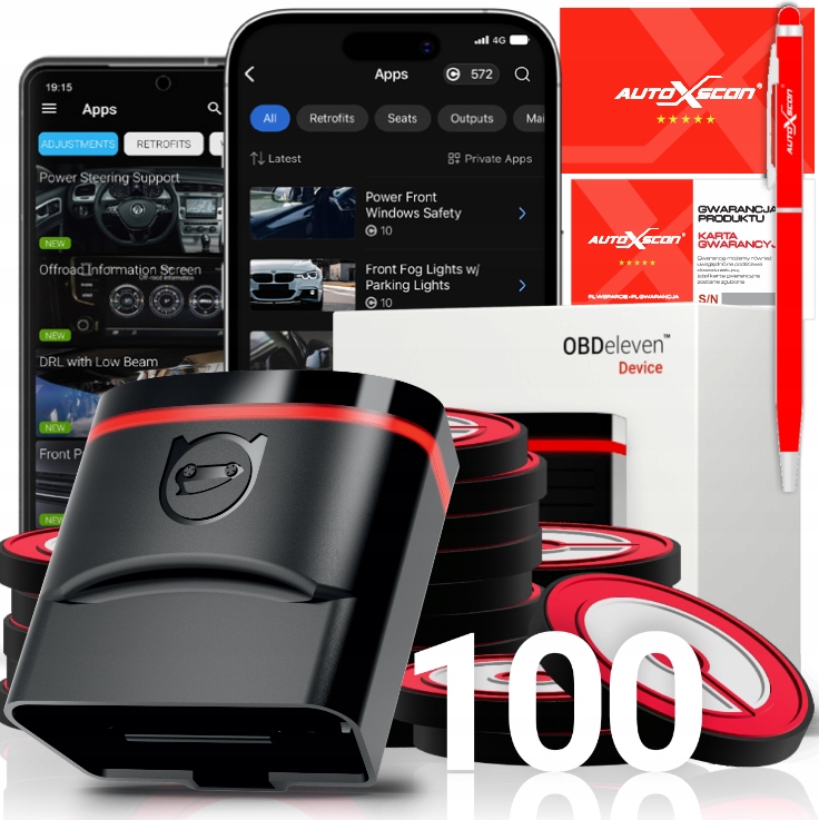 Rozhraní Vag OBDeleven +100 kreditů Next Generation Bt Polský Prodejce