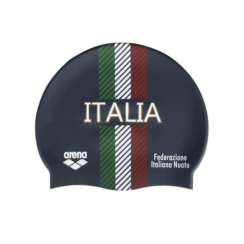 Czepek pływacki Arena Fin Silicone Cap Italia Navy