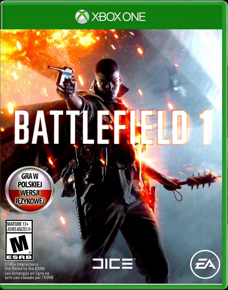 XBOX ONE BATTLEFIELD 1 NOWA Po Polsku Dubbing PL Tematyka gry akcji