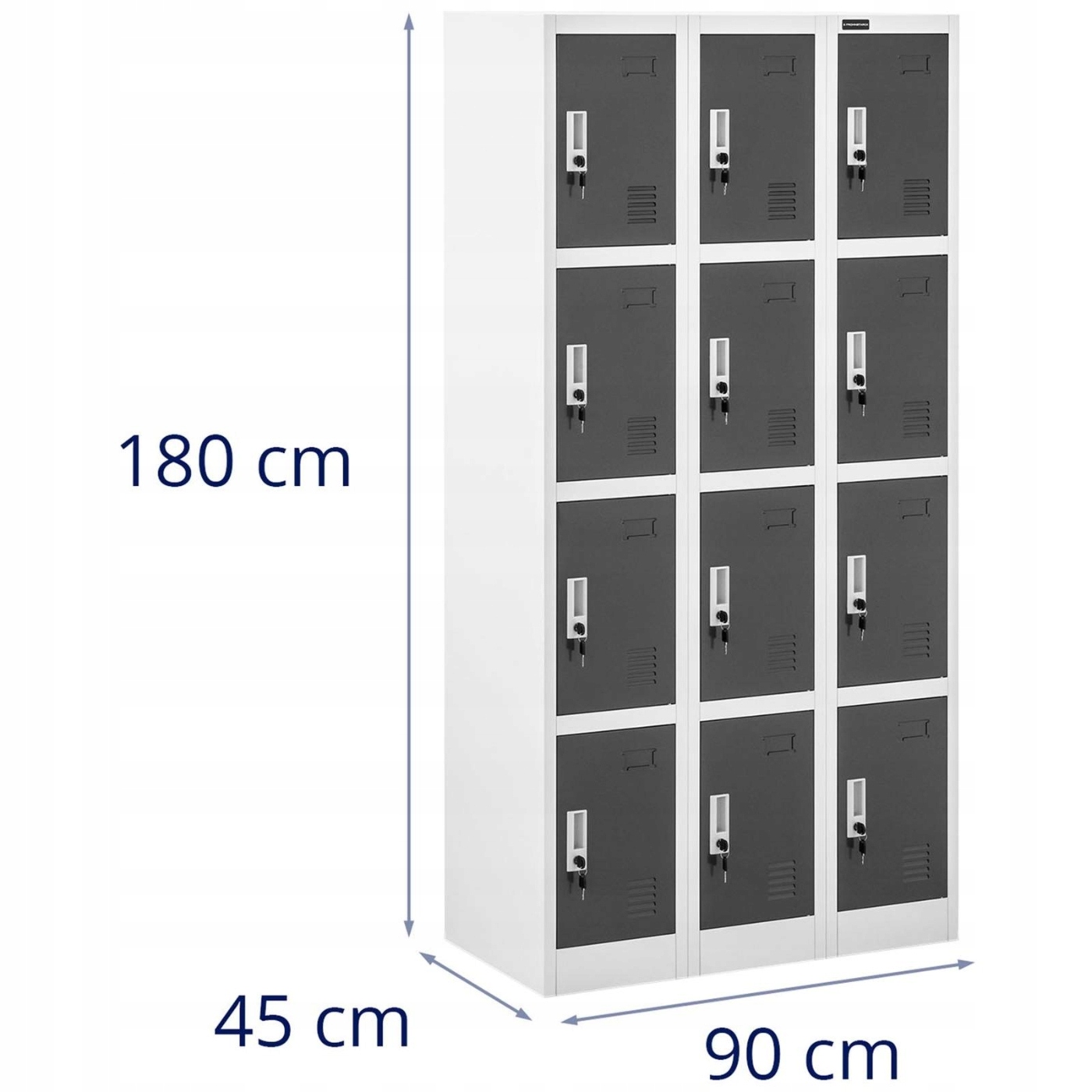 Szafka BHP 12 skrytek Fromm Starck STAR_MCAB_31 Szerokość produktu 90 cm