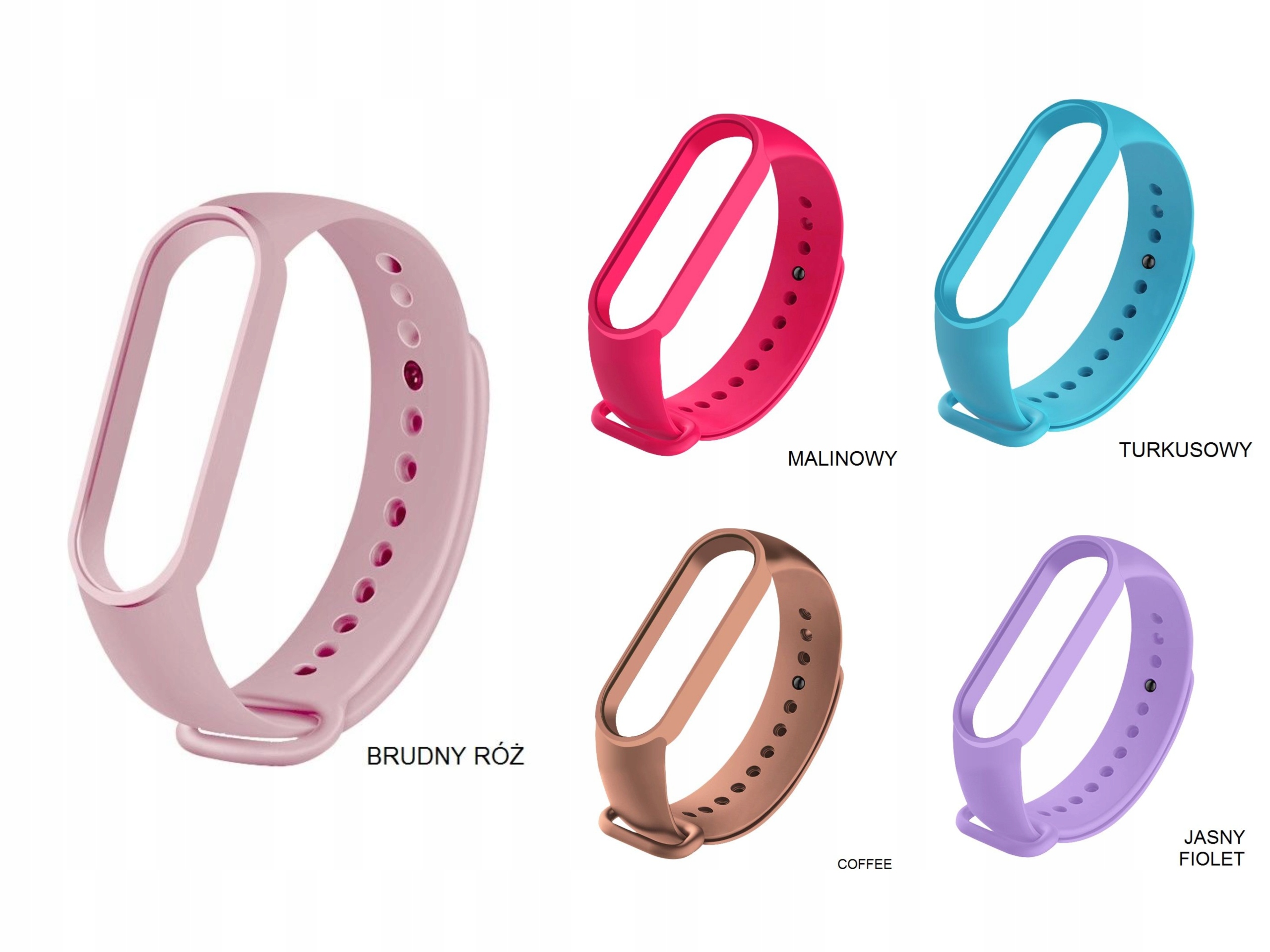 

Zestaw 5 Opasek do Xiaomi MI Band 7