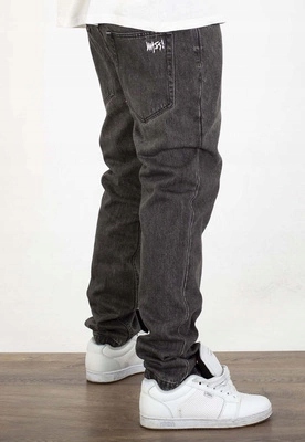 Kalhoty Mass Tapered Fit Signature 2.0 černé seprané