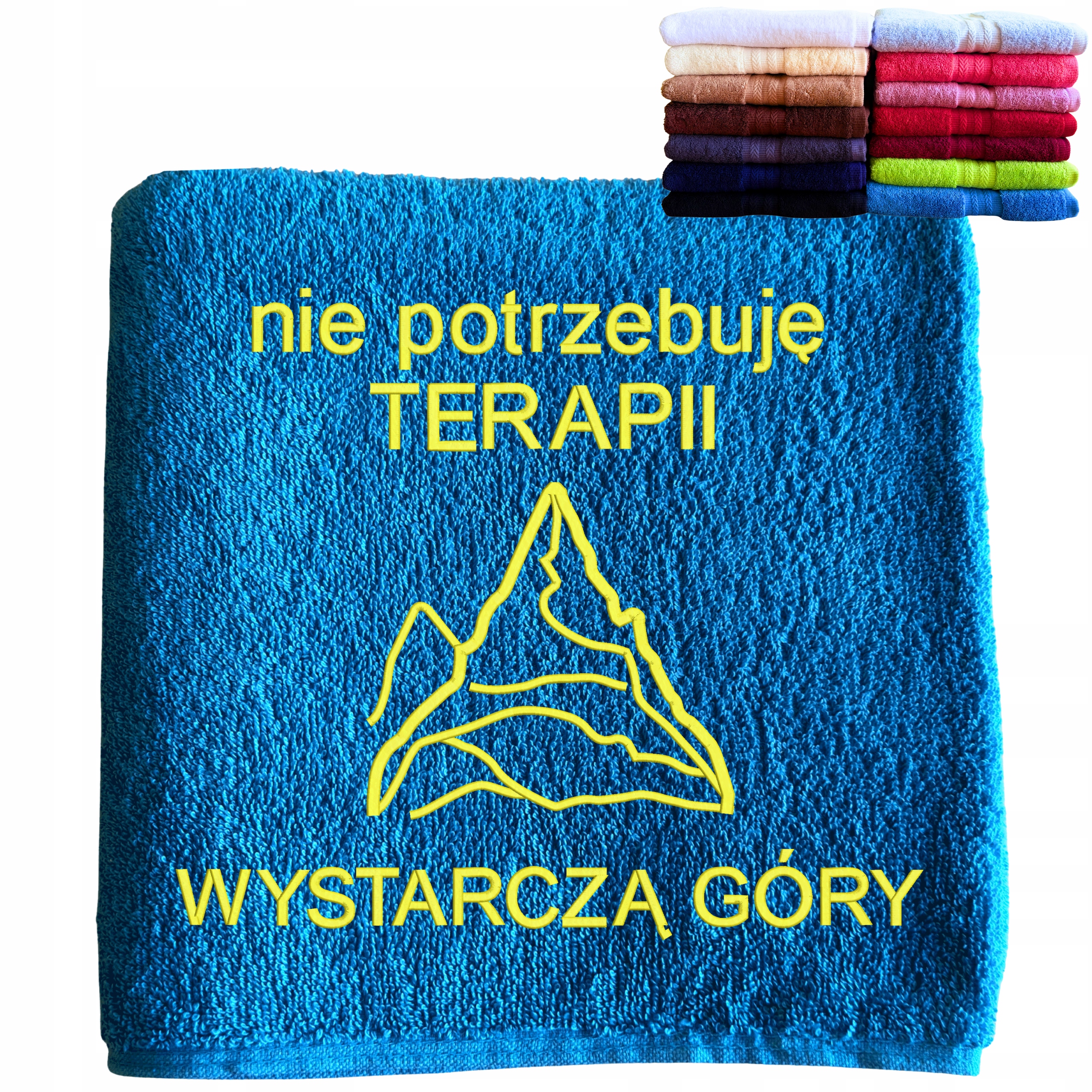 Veselý dárek pro milovníka hor a turistiky, pro horskou turistiku, Ručník na horách