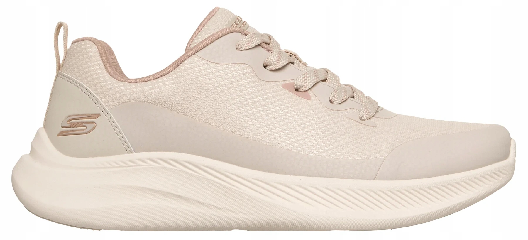 Krémové Dámské Sportovní Boty S Měkkou Síťkou, Módní, Pohodlné Skechers 38