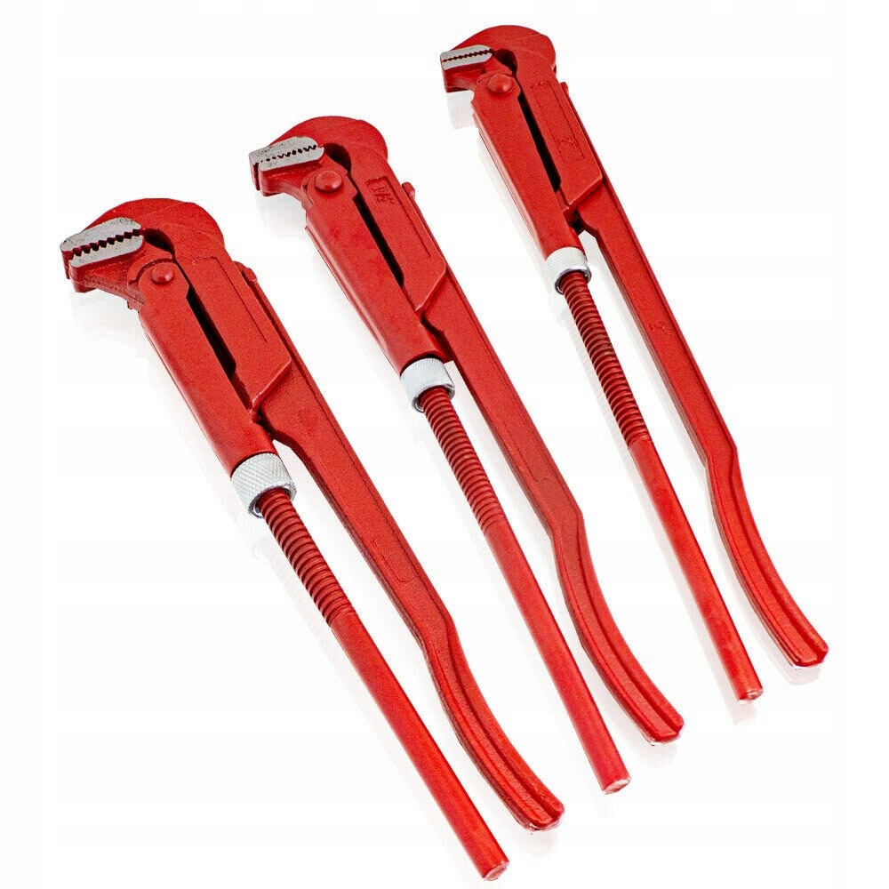 Klucze Szczypce Szwedzkie Nastawne Do Rur Hydrauliczne 1 1,5 2 cale 90°