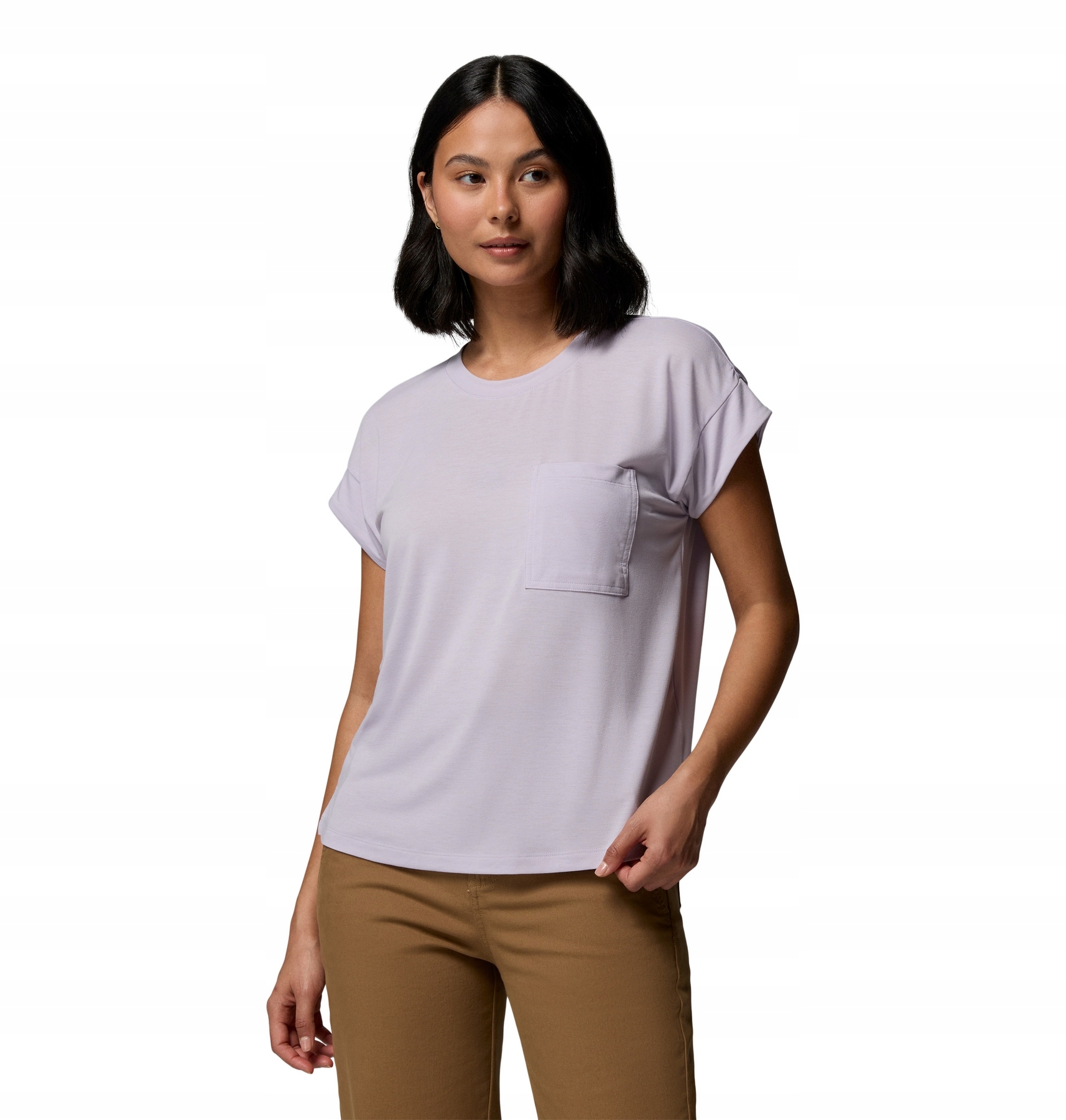Koszulka damska Columbia Daniela Falls fioletowa 2135881551 r L
