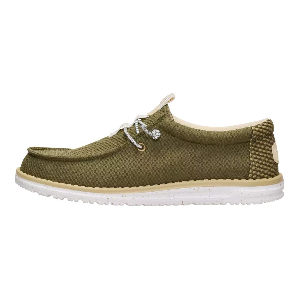 HeyDude Pánské lehké mokasíny Nazouvací boty Wally Mesh Naturals 41