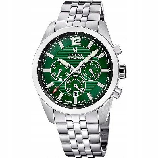 Pánské Hodinky Festina F20742-5 stříbrné