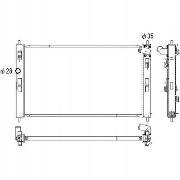 Chłodnica Citroen C4 Peugeot 4008