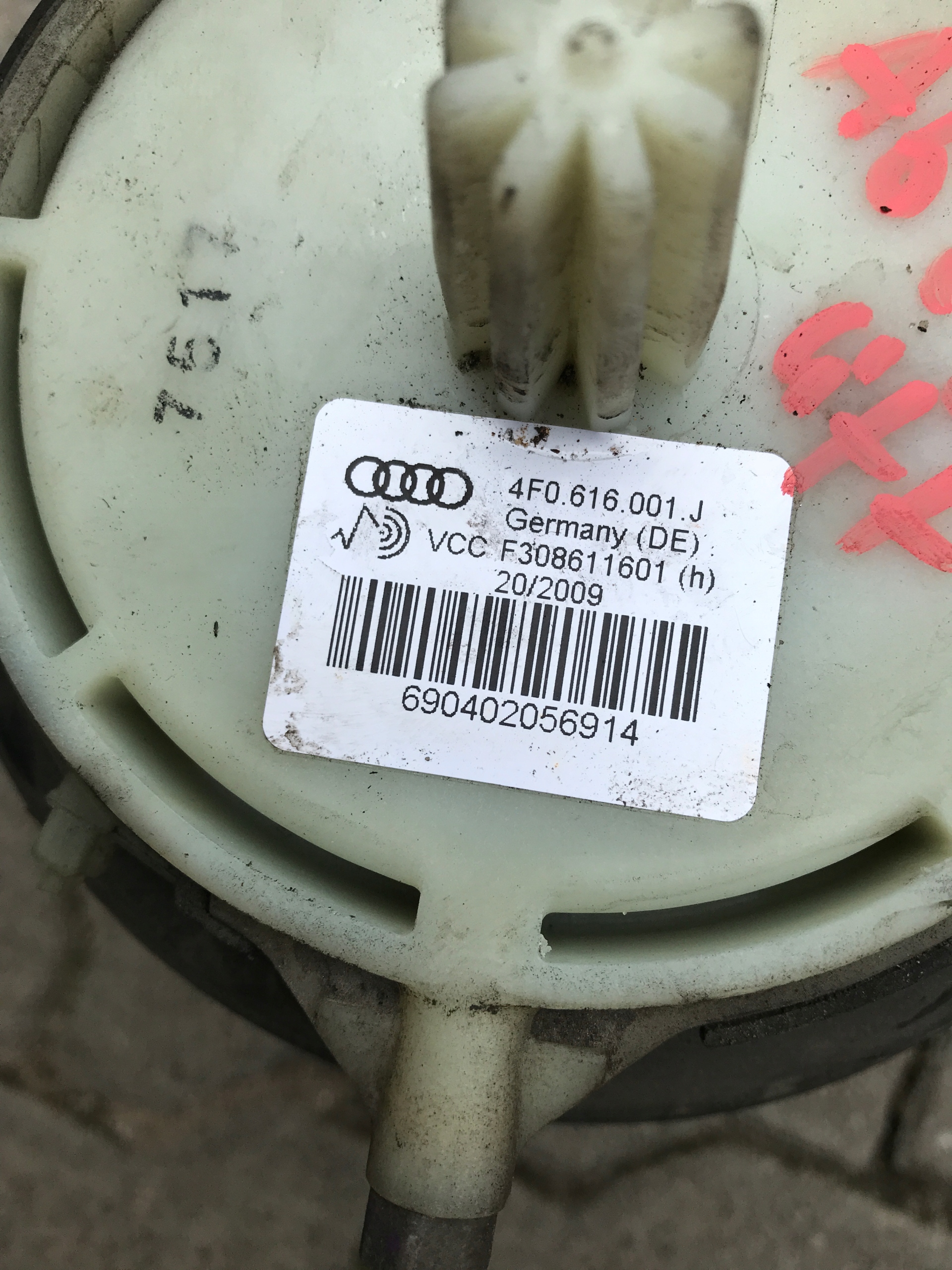 Silent block AUDI A6 C6 LIFT 4F0616001J