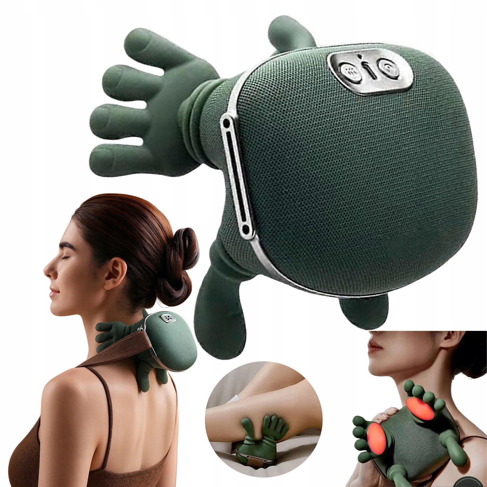Masażer Szyi I Kręgosłupa Szyjnego, Przenośny Masażer Shiatsu do Szyi i Pleców