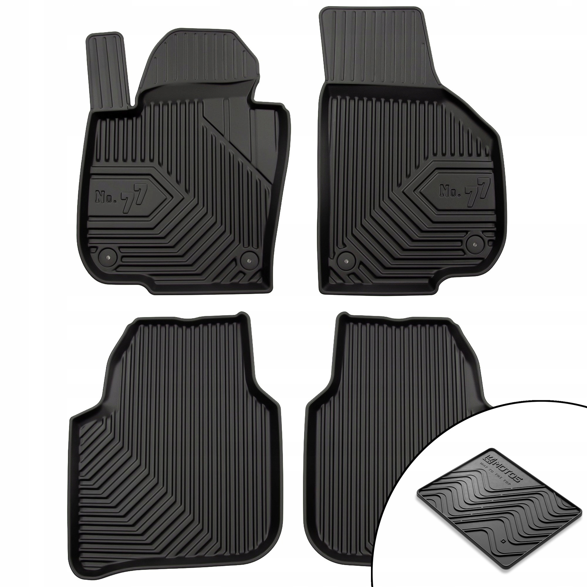 Dywaniki gumowe No.77 Skoda Superb II 2008-2015 mata
