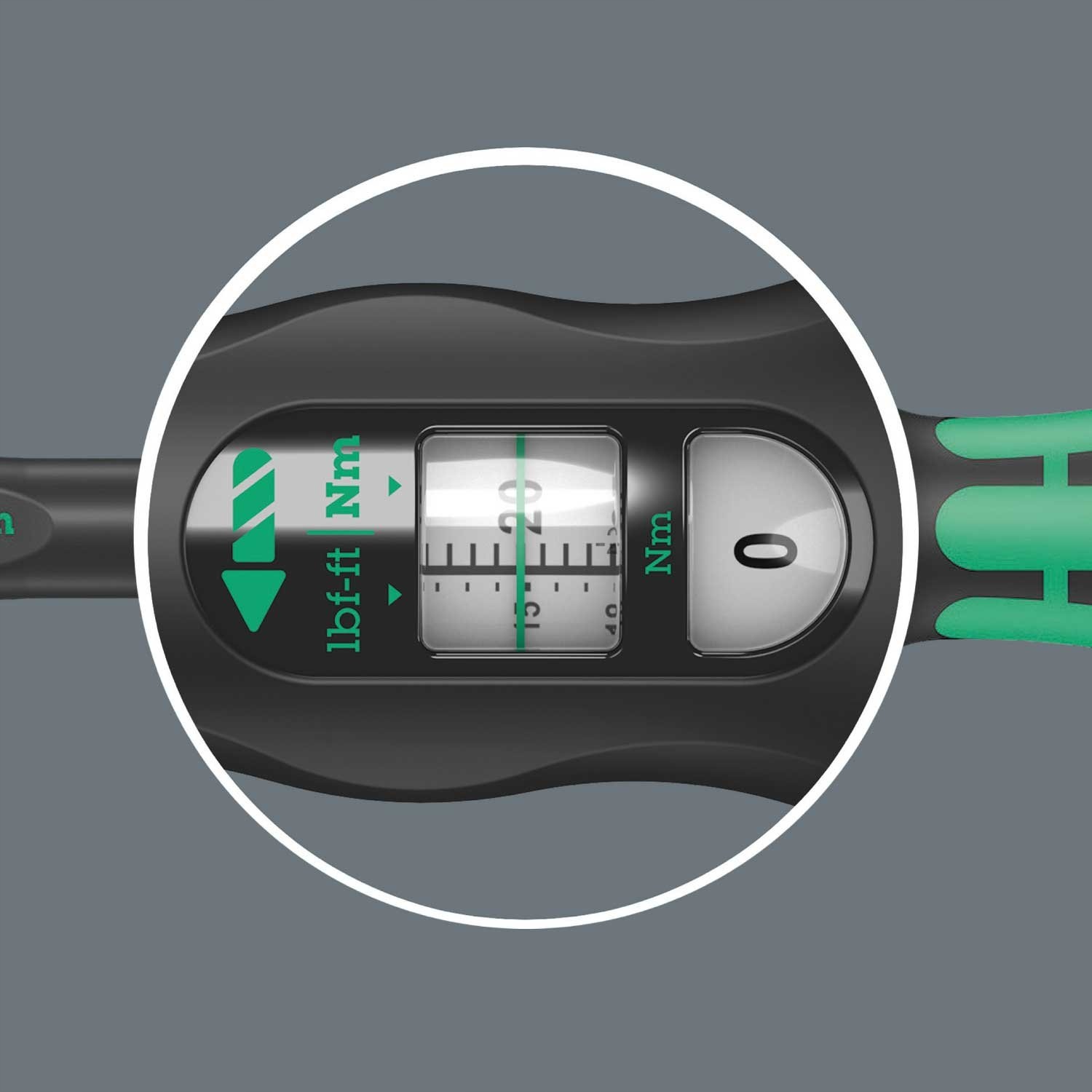 WERA Klucz Dynamometryczny 3/8" 10-50 Nm z Grzechotką Czarny Zielony — miniatura 5