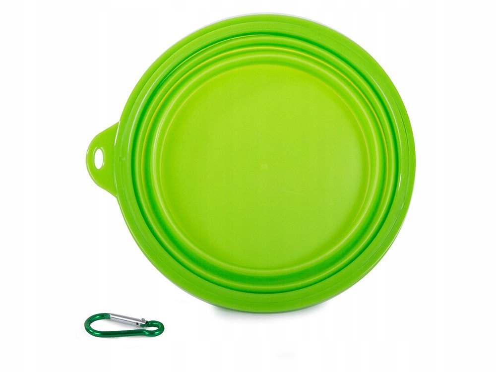 SILIKONOWA SKŁADANA MISKA DLA PSA PODRÓŻNA 0,8L Marka PAKO