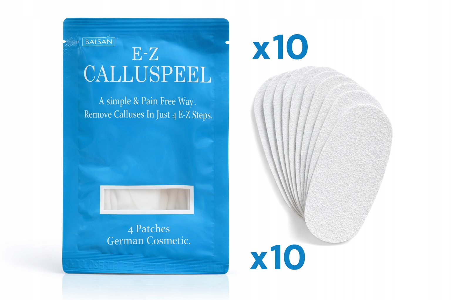 Inovativní moderní pedikúra Callus Peel 10 ks náplastí a náplní