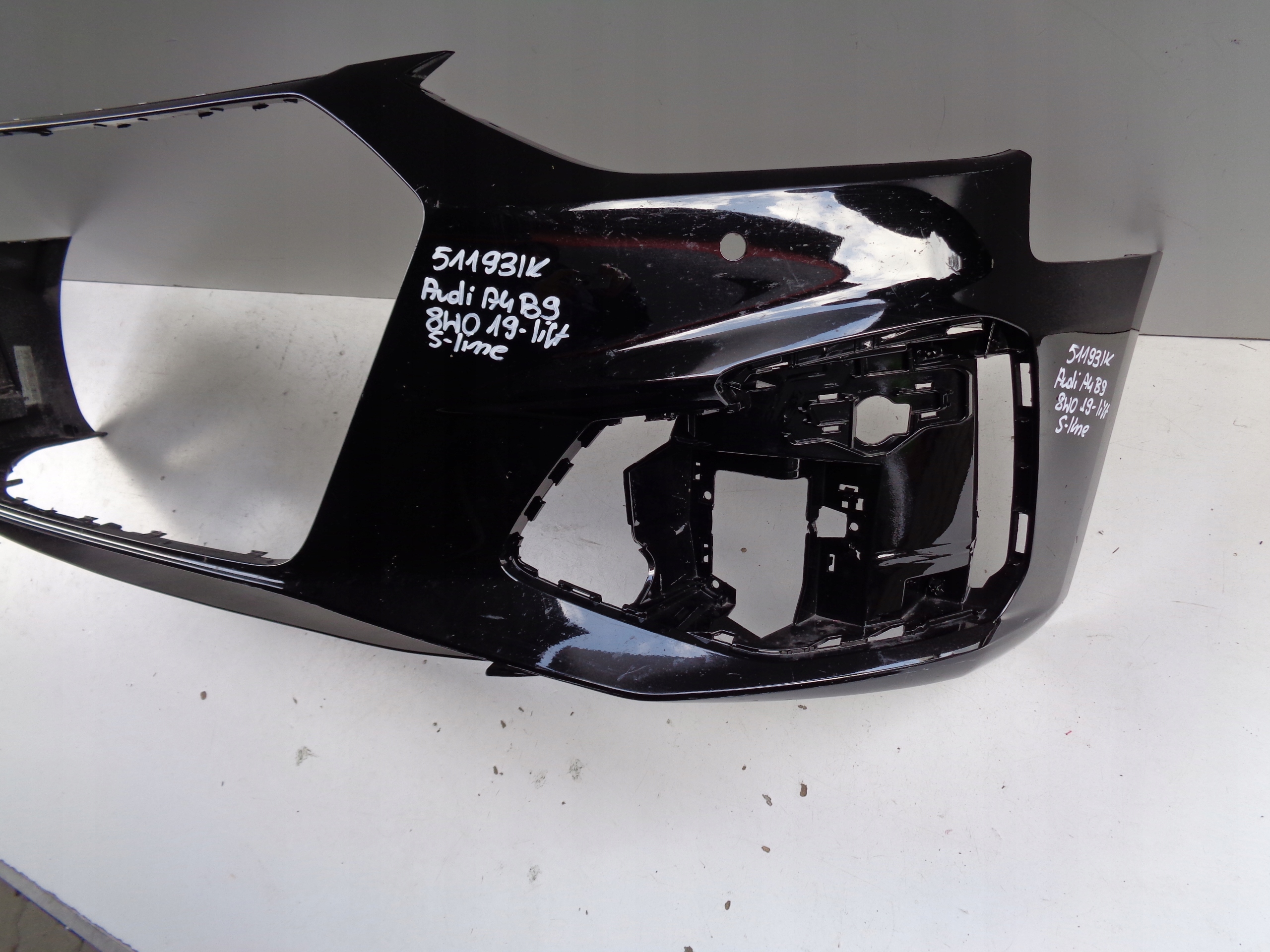 front bumper AUDI A4 B9 8W 8W0 19- LIFT S-LINE NR 51193