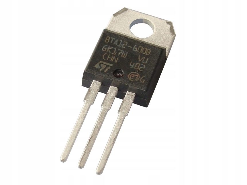 TRIAK BTA12-600 12A 600V IGT=50mA TO220