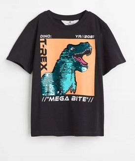 

T-shirt z odwracanymi cekinami H&m 6-8 122 M52