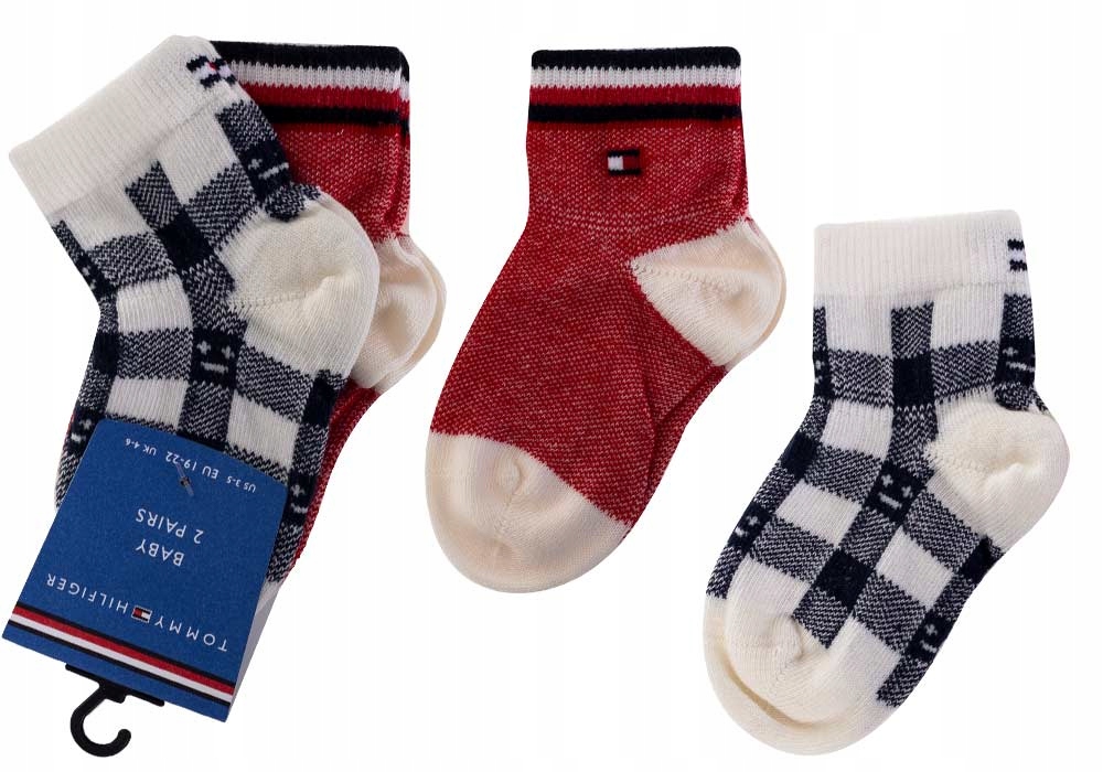 

Tommy Hilfiger Skarpetki Dziecięce 2 Pary r.19-22