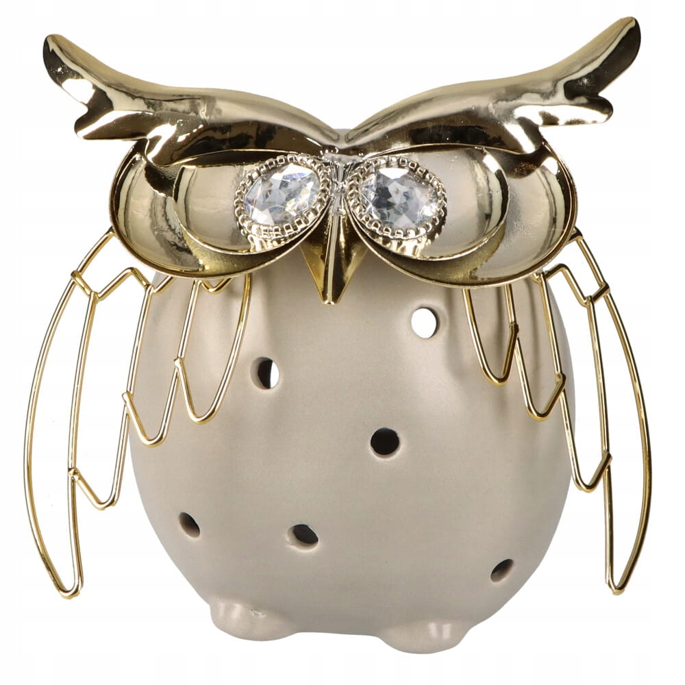 

Figurka ceramiczna lampion Sowa 14 cm dekoracja