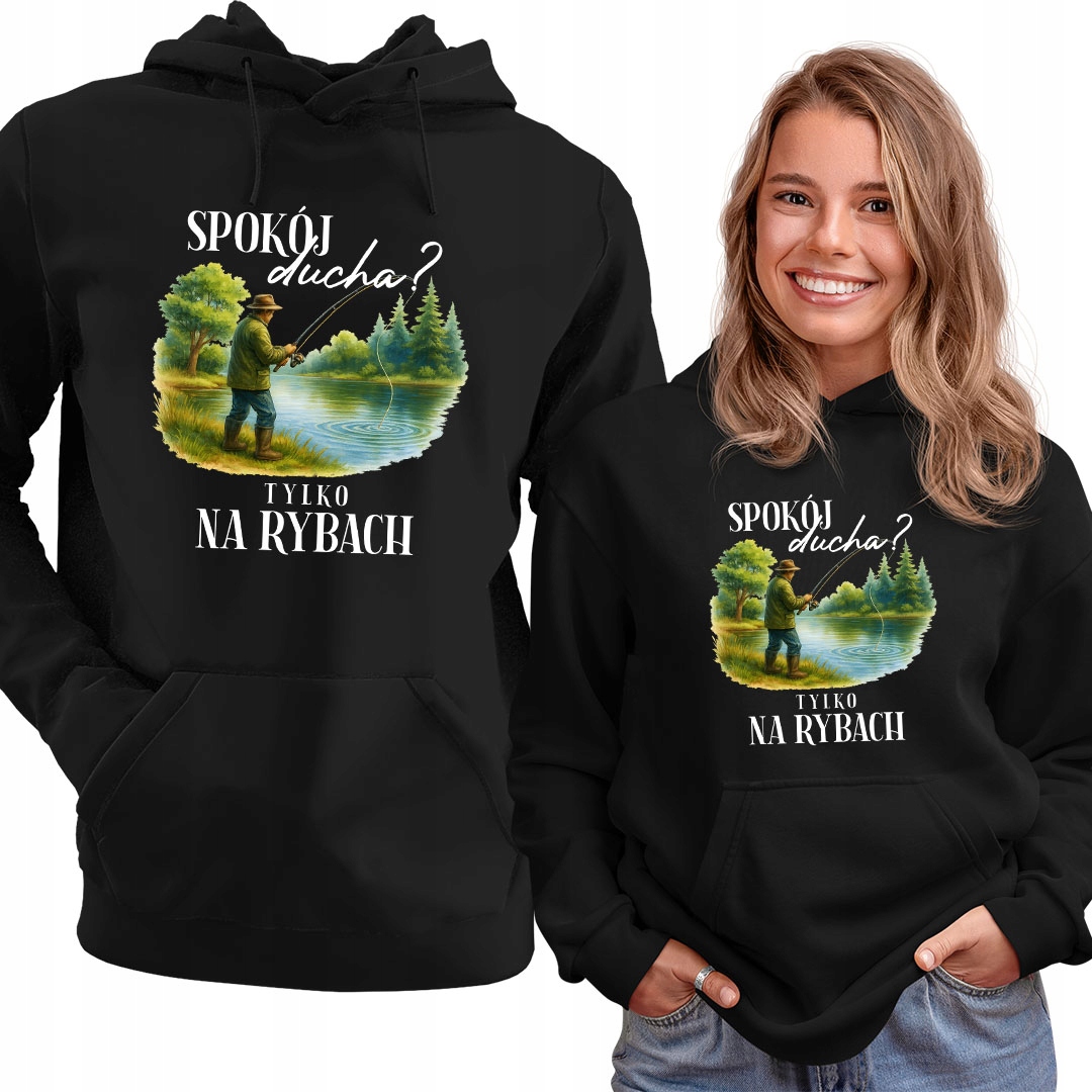 Klid v duši? Jen při rybaření. Dámská Mikina S S Potiskem Mikina