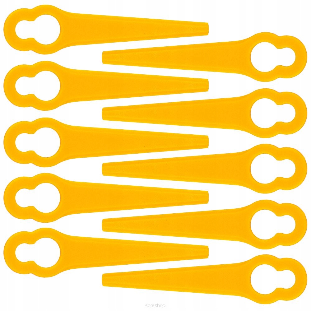 NOŻYKI OSTRZA TNĄCE POLYCUT DO PODKASZARKI 9CM POWERMAT ZESTAW 10 SZT