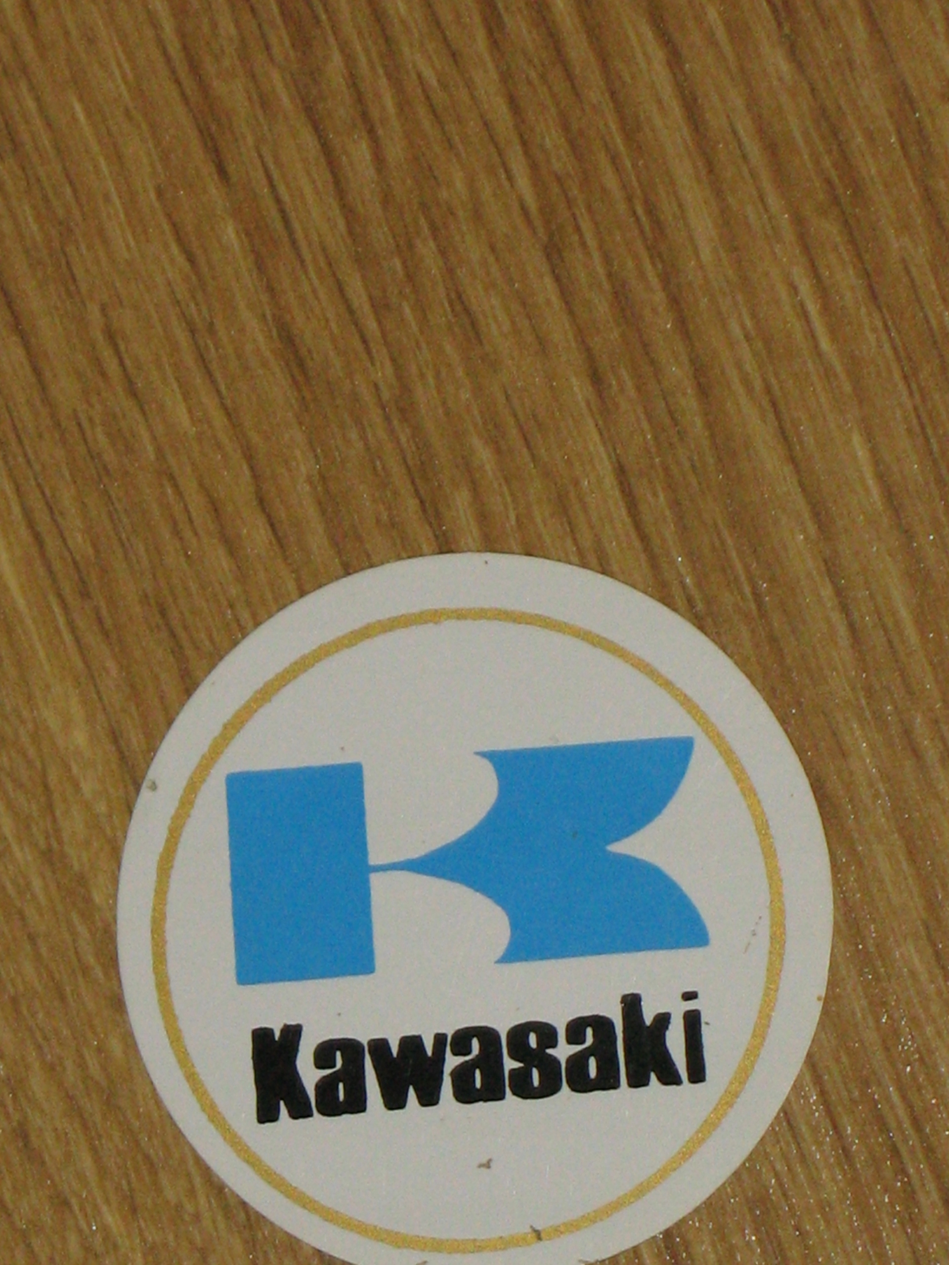 KAWASAKI oryginalna naklejka z PRL