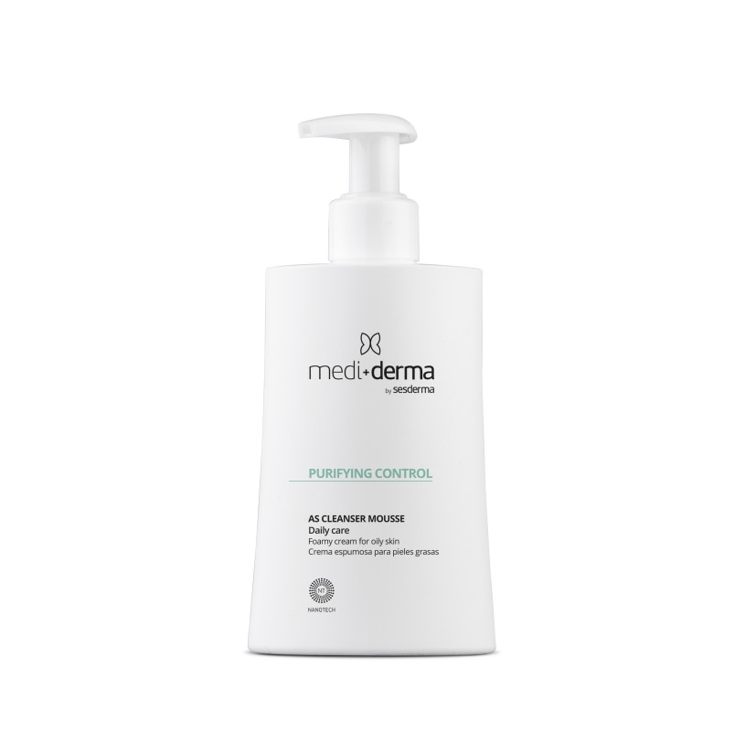 As Cleanser Mediderma Purifying Control Mousse 200 ML