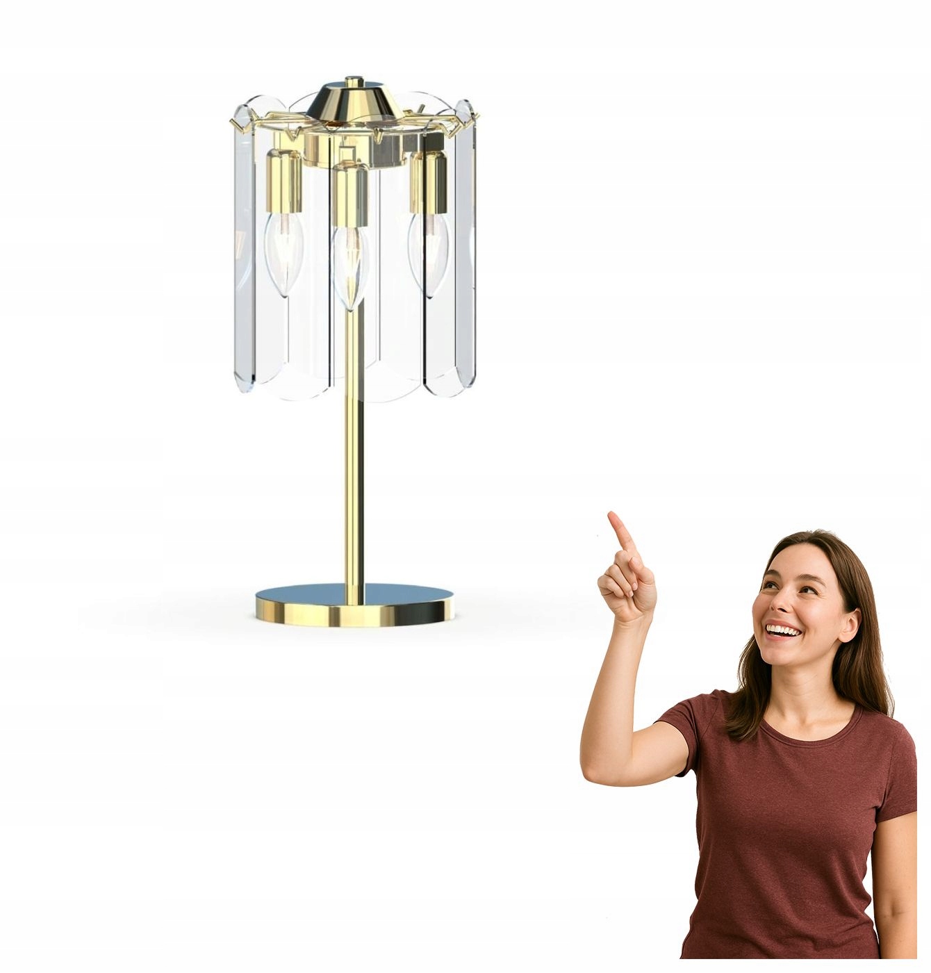 Stolová lampa Nira MT3523-3S-EGN Zuma Line