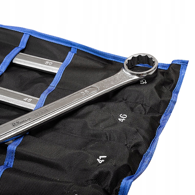 RICHMANN ZESTAW KLUCZE PŁASKO-OCZKOWE 34-50MM 6 ELEMENTÓW PŁACHTA C6346 Marka RICHMANN