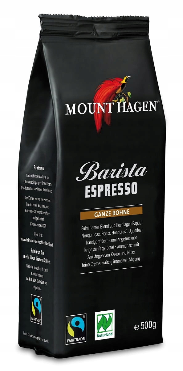 Levně Míchaná Káva Mount Hagen Barista 500 g