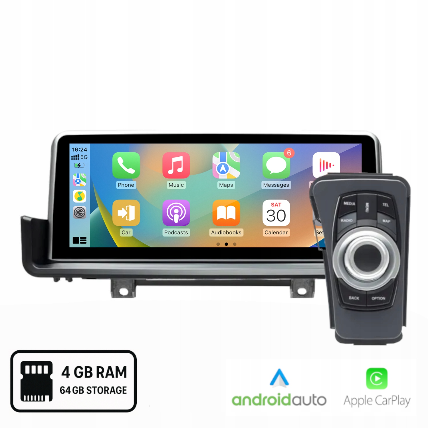 Radio Android Bmw E90 E91 E92 E93 Android Auto, Carplay 4+64 Gb