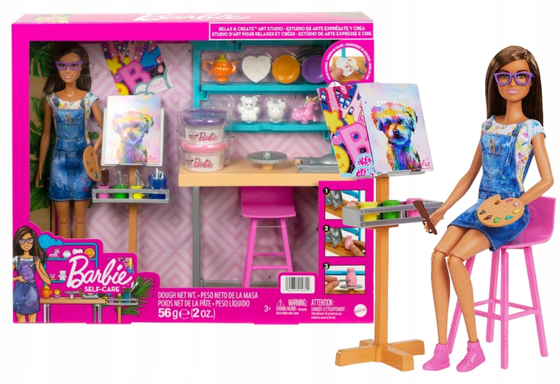 

Lalka Barbie Zestaw Pracownia Artystyczna