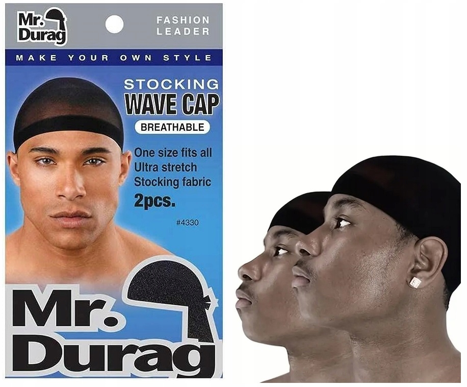 Durag de Poliester - Hip Hop - Produtos para Waves