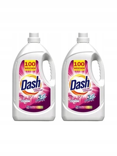 Levně 2x Tekutý prací prostředek Dash Color Frische 100 praní 5 l