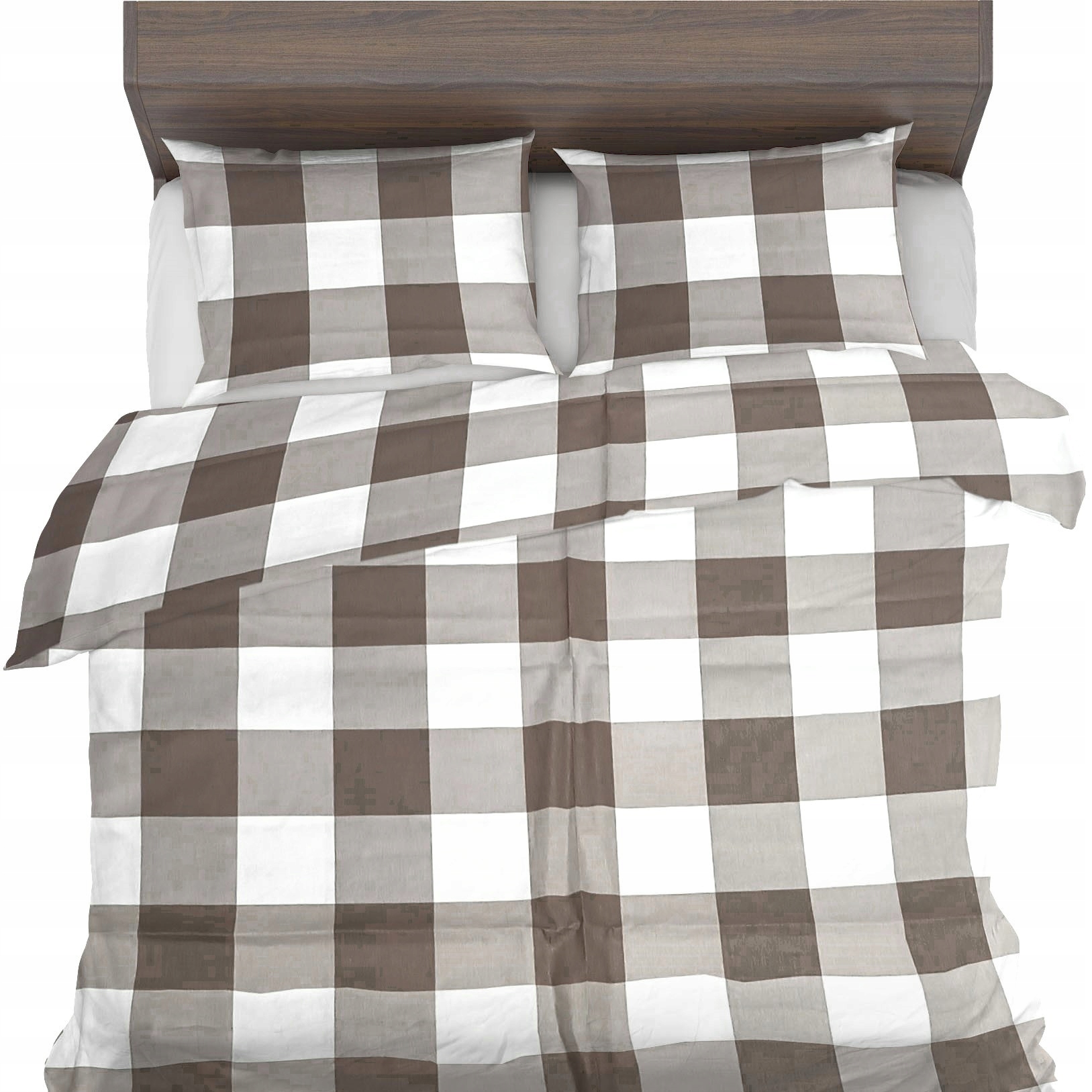 Povlečení 140x200+1x70x80+40x40 Certifikovaná Bavlna Béžově Hnědá