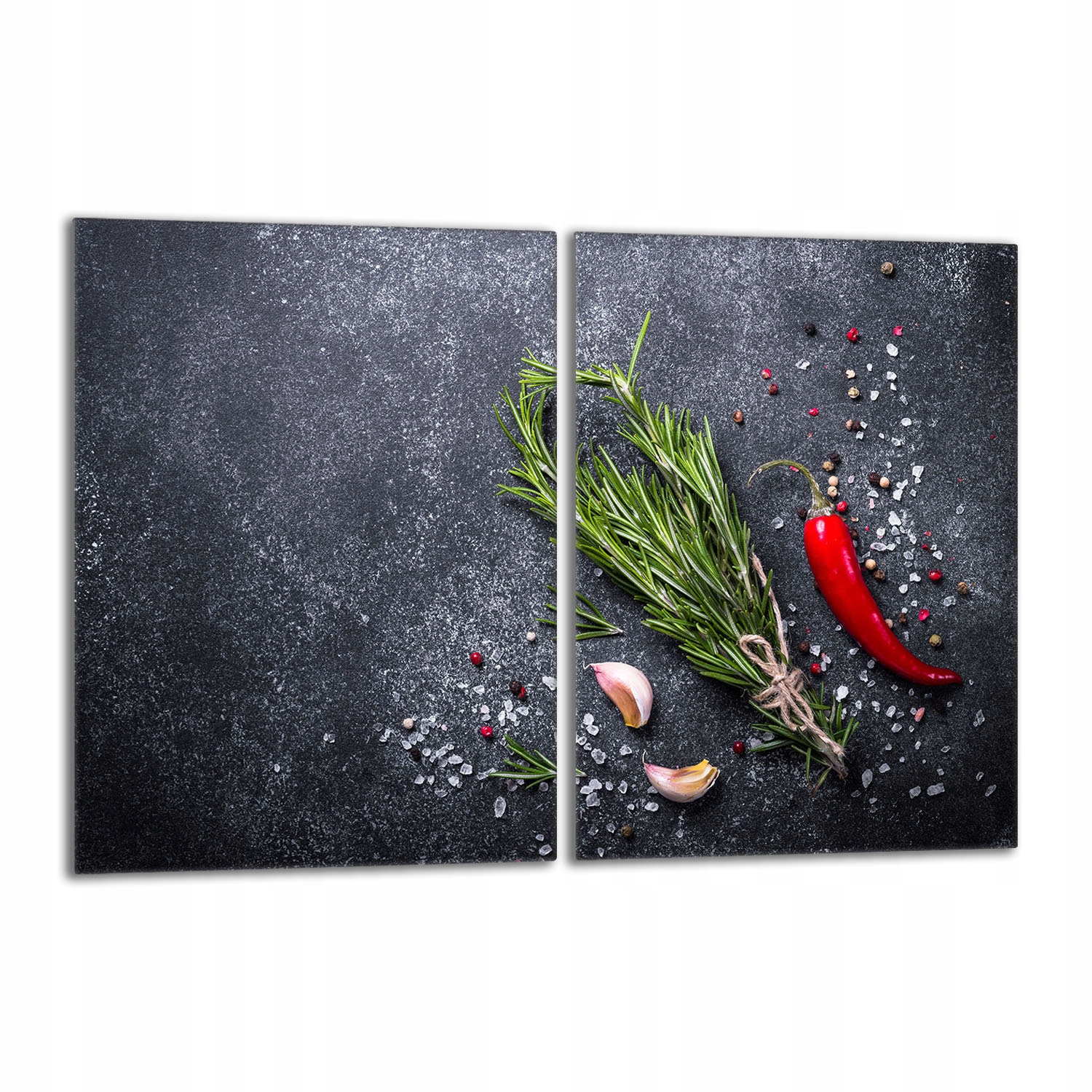 Skleněná ochranná deska na sporák 2x40x52 Břidlice do kuchyně