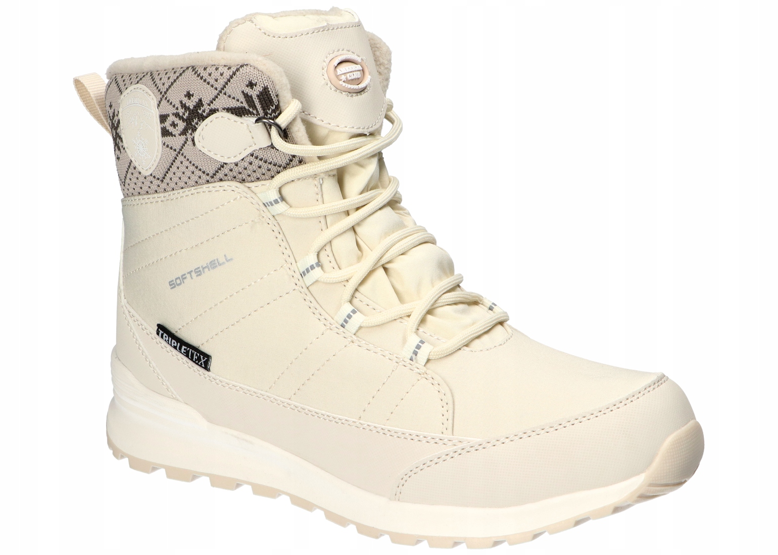 American Club SN73 Zateplené Trapery Sněhové Boty Zimní Dámské Béžové 38