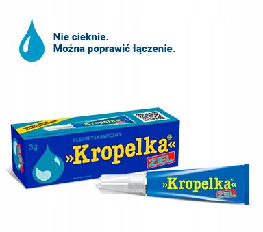 

Klej Kropelka Żel 3g