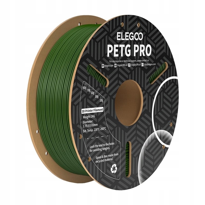 Filament Elegoo Petg Pro (oliwkowa zieleń) Elegoo