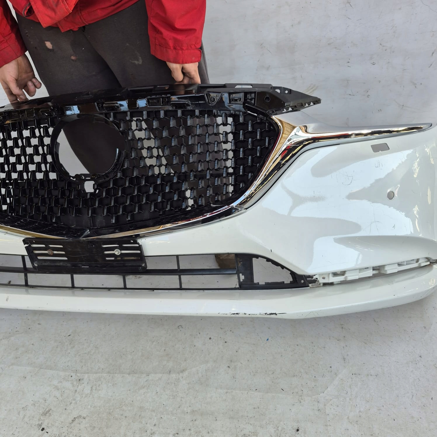 MAZDA 6 III GJ LIFT 18-24 bumper front front washer PDC