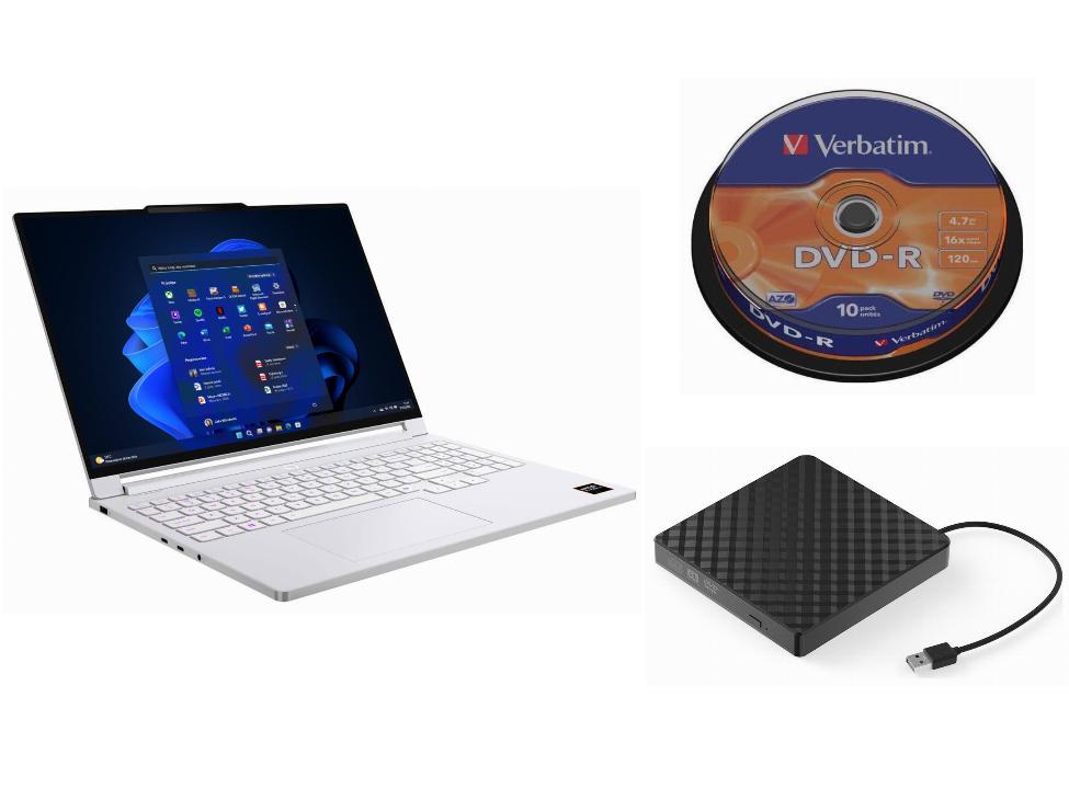 Laptop Lenovo Windows 11 Pro Amd Ryzen Ai Zewnętrzny Napęd DVD 10 Pł