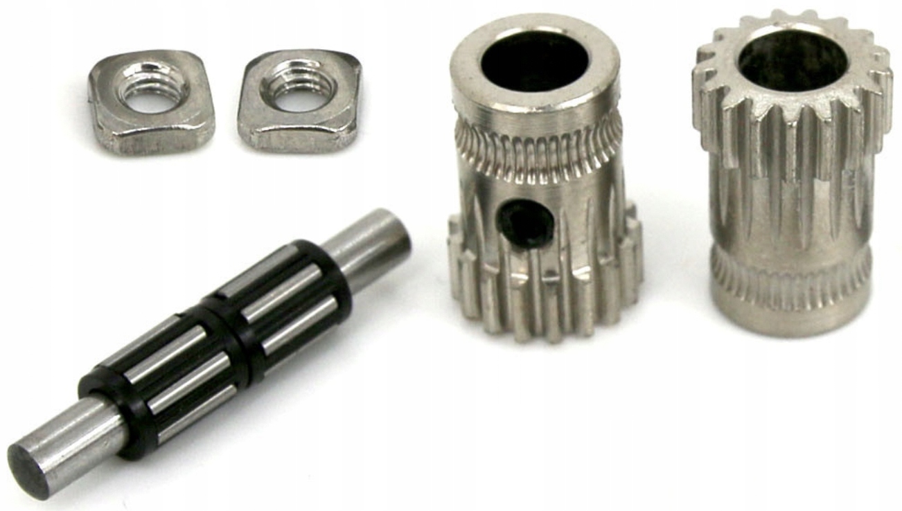 

Zestaw Radełek Ekstruder Bmg Dual Drive 5mm 1.75mm